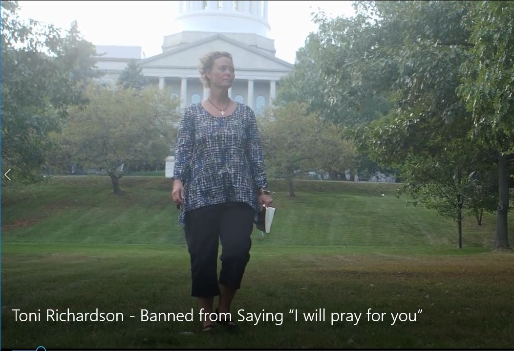 Toni Richardson – Banned from Saying “I will pray for you”