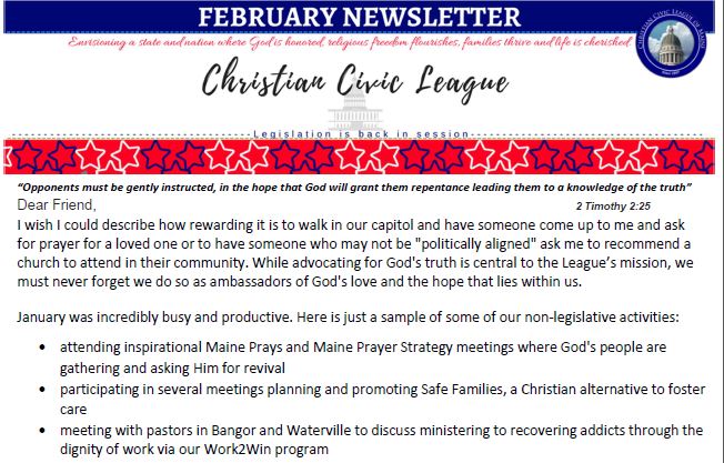 February 2018 Newsletter
