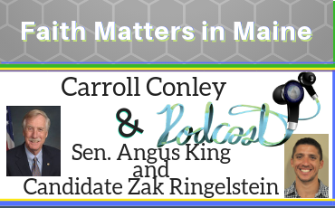Interview with Sen. Angus King and candidate Zac Ringlestein