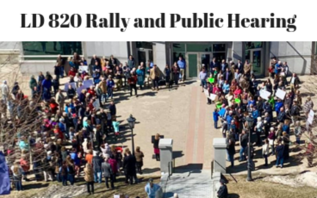 Public Hearing for LD 820