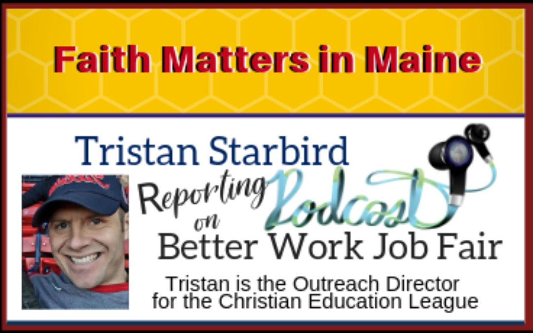 Tristan Starbird interviews Pastor Craig Riportella from Centerpoint Community Church in Waterville about Maine’s first Better Work job fair!