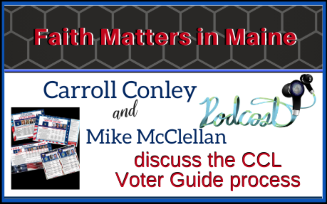 Carroll Conley and Mike McClellan discuss the Voter Guide Process