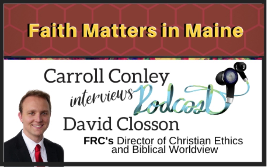 Carroll Conley interviews David Closson from FRC