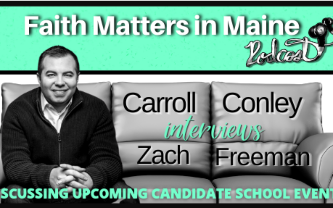 Carroll Conley interviews Zach Freeman about the upcoming candidate training events
