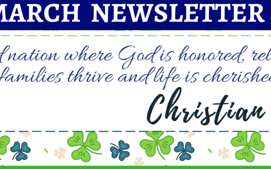 March 2022 – Monthly Newsletter