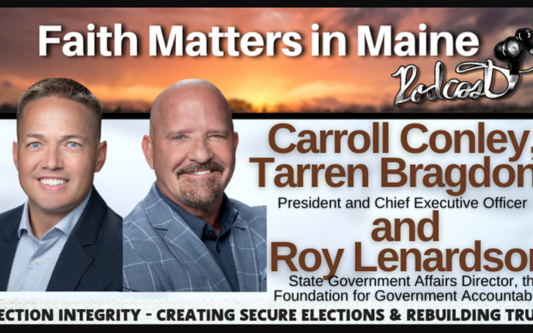 Carroll Conley, Tarren Bragdon, and Roy Lenardson discuss election integrity, creating secure elections, and rebuilding trust