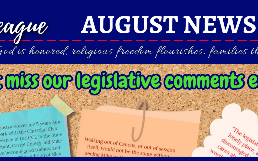 August 2023 – Monthly Newsletter
